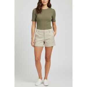 Classic Stone Chino Shorts For Women